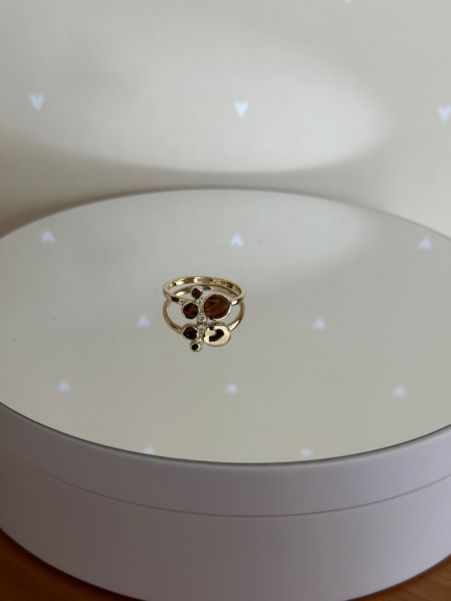 Renkli Taşlı Pırlanta Yüzük