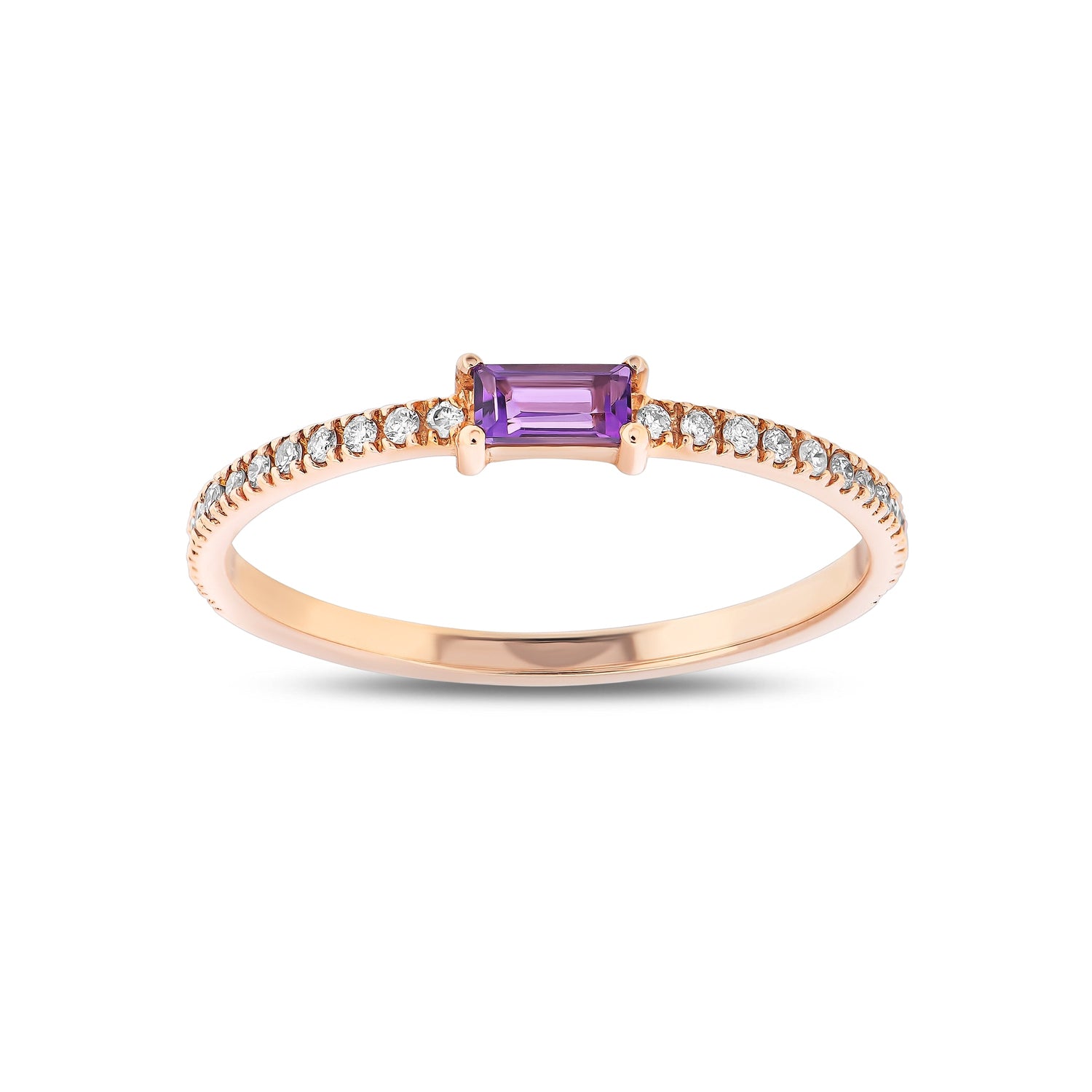 Renkli Taşlı Pırlanta Yüzük