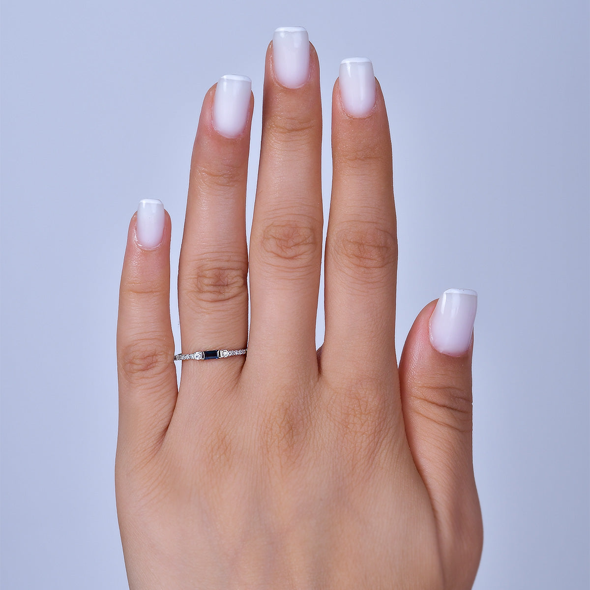 Renkli Taşlı Pırlanta Yüzük