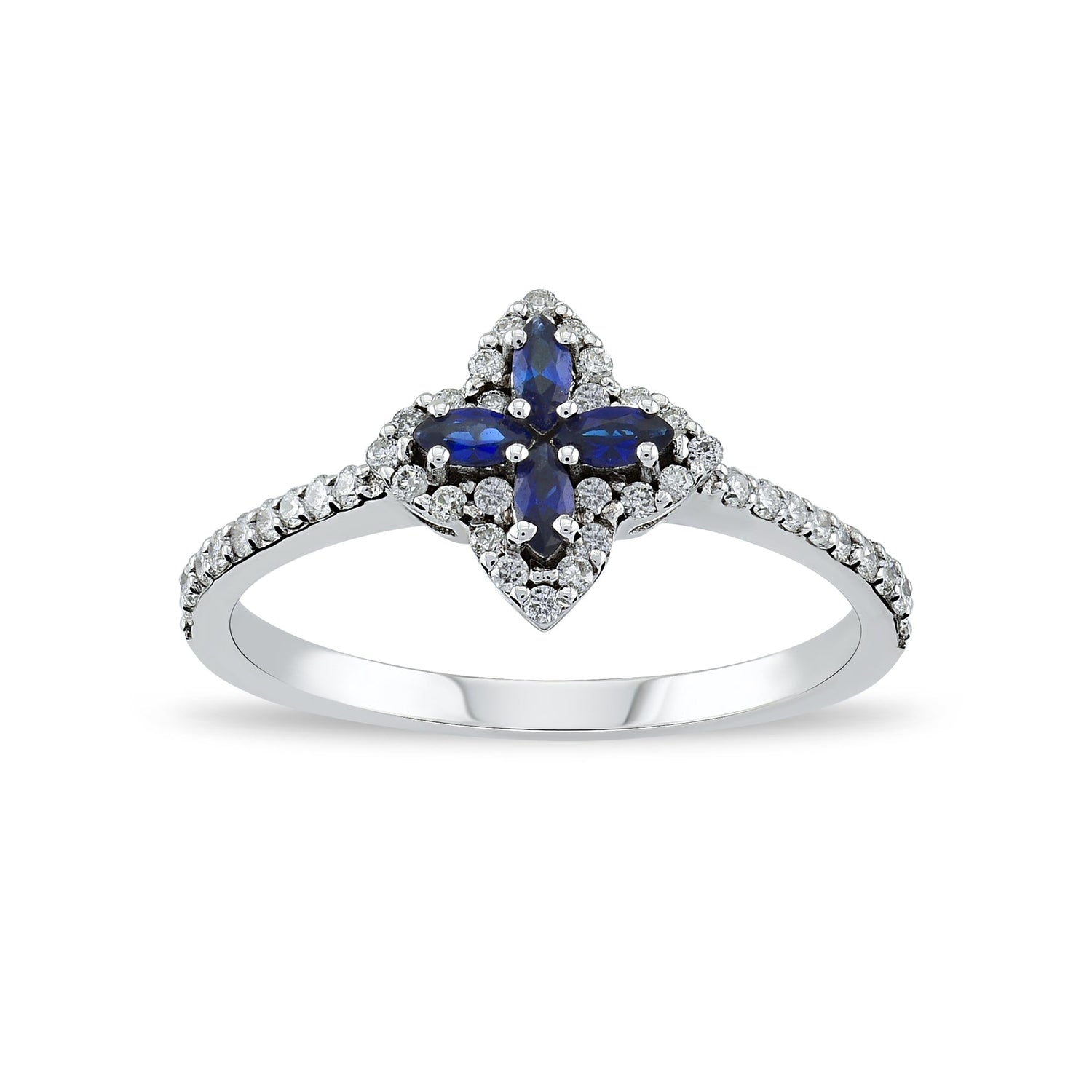 Renkli Taşlı Pırlanta Yüzük