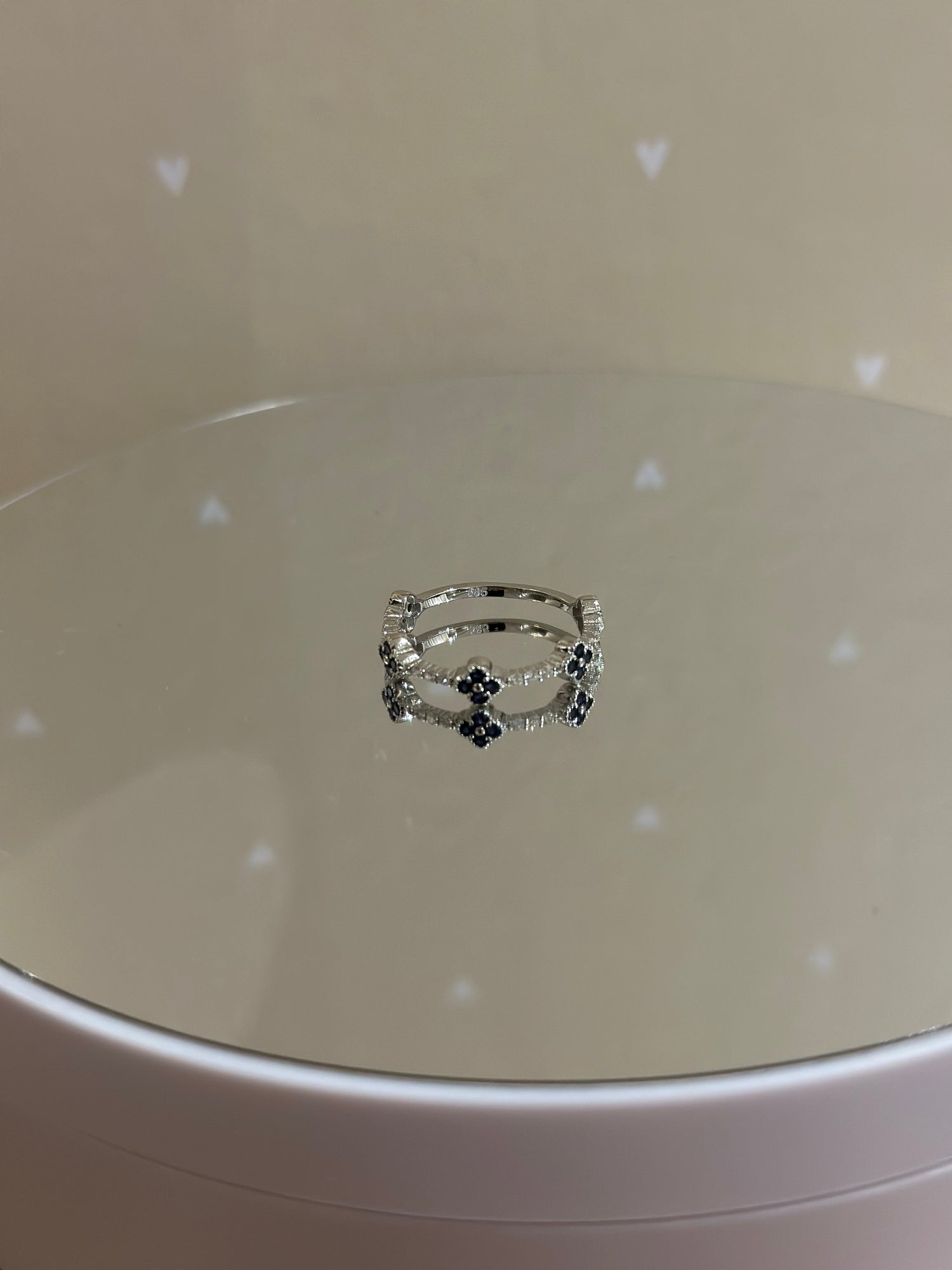 Renkli Taşlı Pırlanta Yüzük