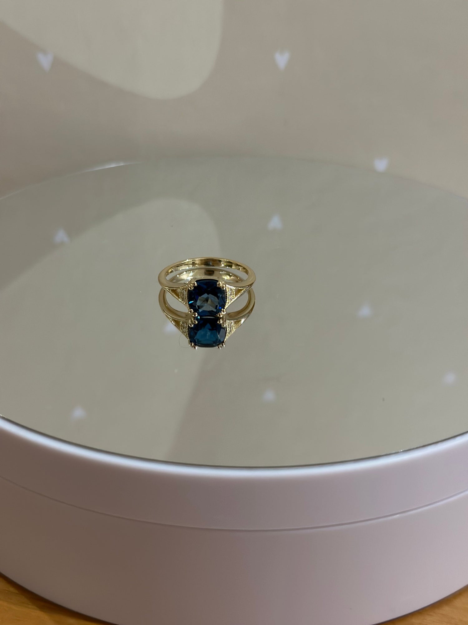 Renkli Taşlı Pırlanta Yüzük