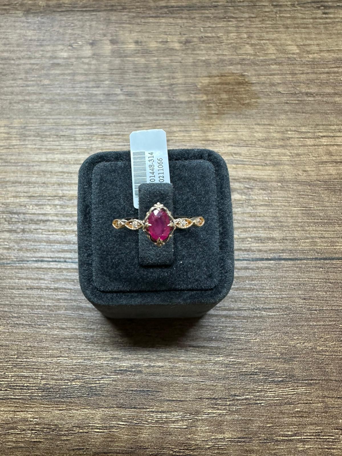 Renkli Taşlı Pırlanta Yüzük