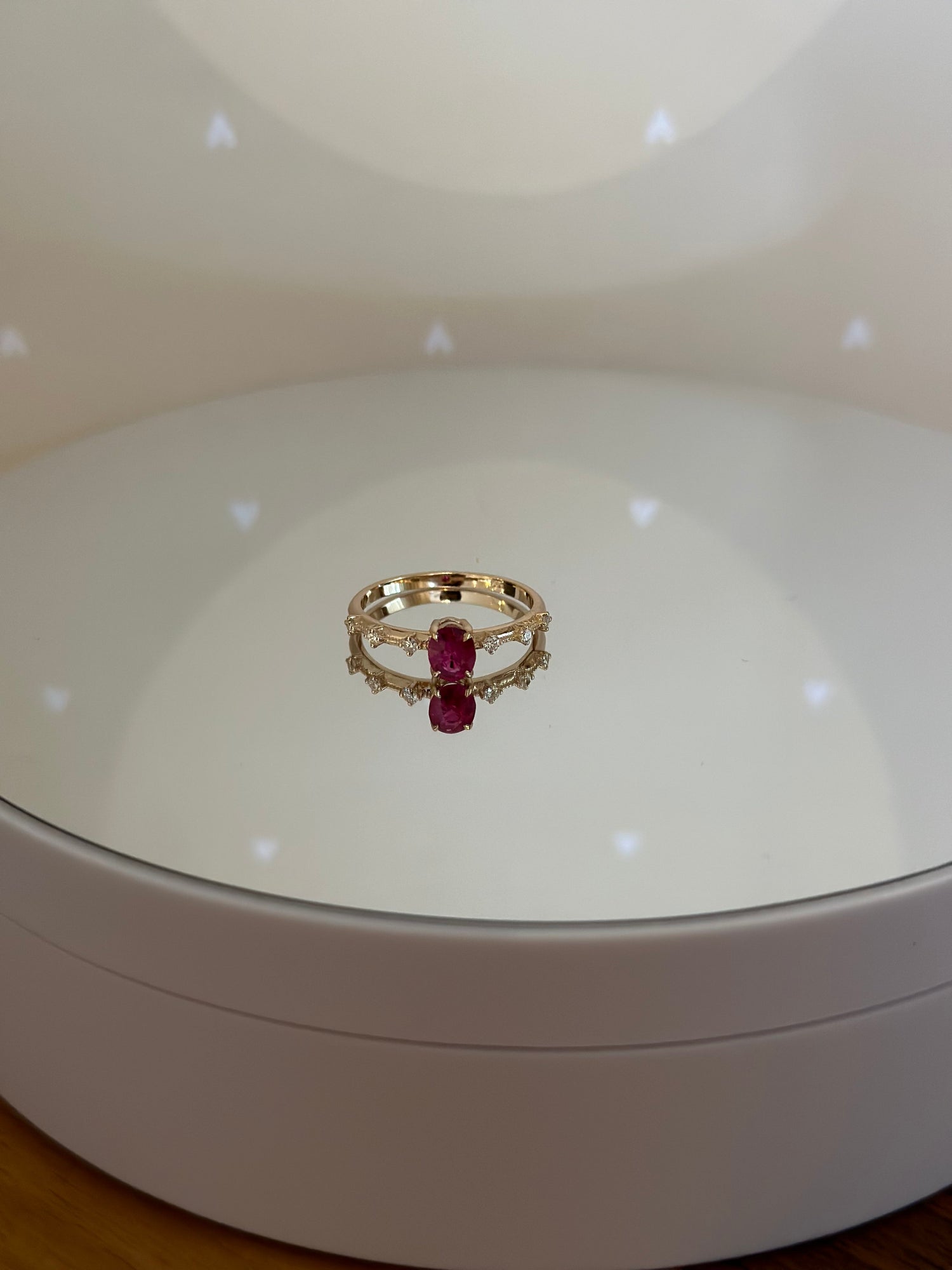 Renkli Taşlı Pırlanta Yüzük